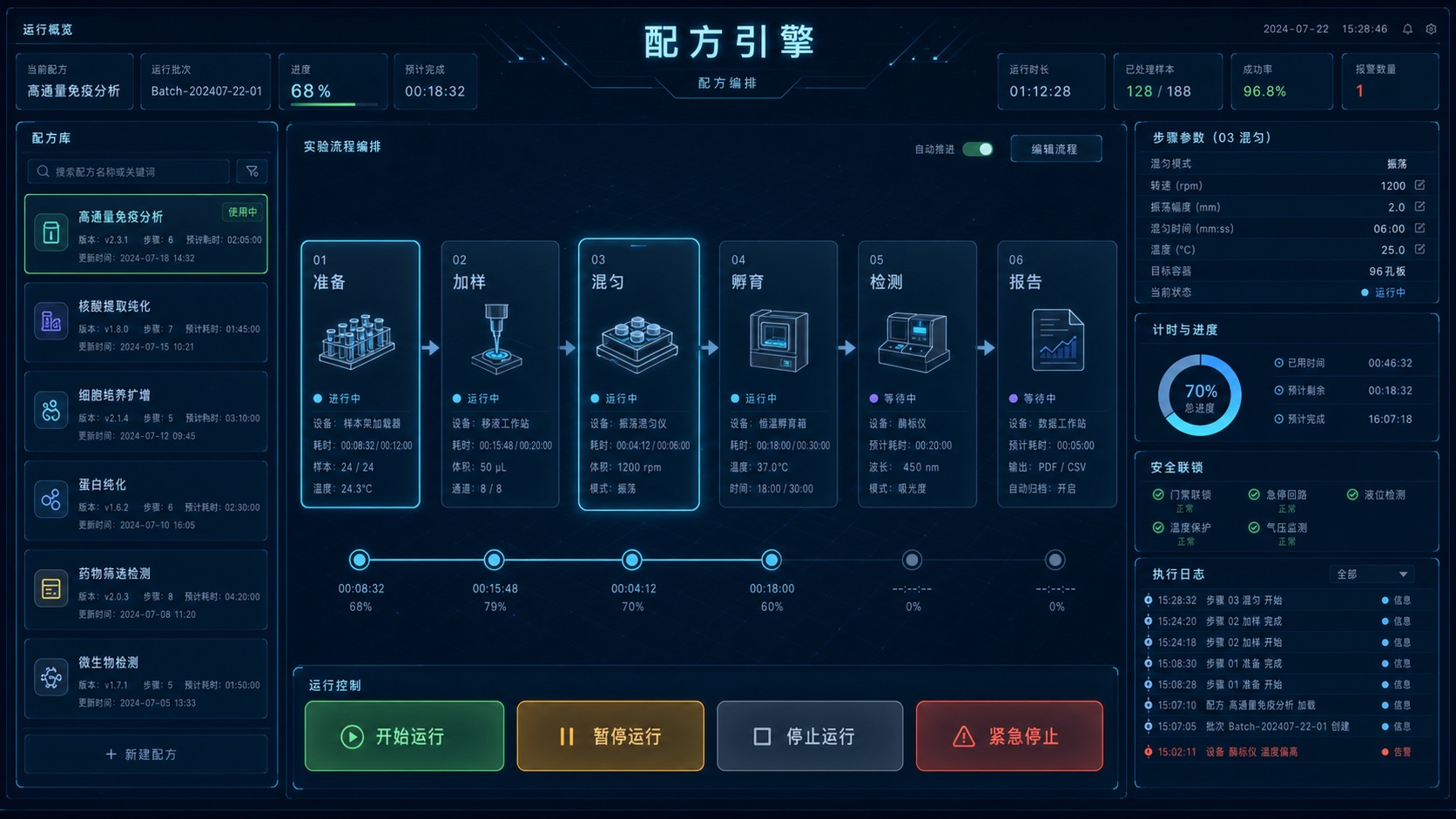 配方引擎软件界面